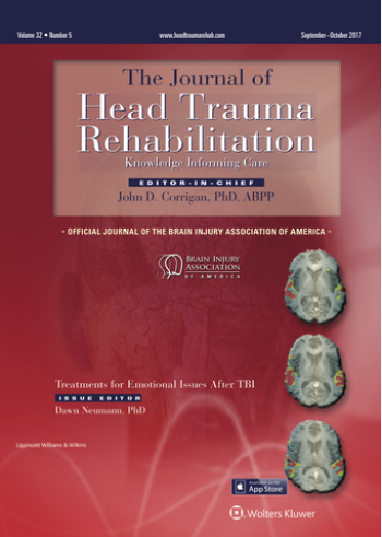 Journal Of Head Trauma Rehabilitation Magazine Subscription